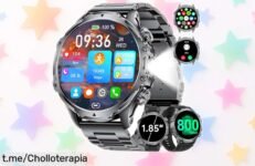 Espectacular reloj inteligente LIGE para hombre con funciones deportivas, batería de 10 días y linterna LED; ¡no dejes pasar este chollo imperdible para darle caña al deporte!
