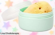 Esponja de baño Suavinex súper suave para bebés con piel sensible: cuida su delicada piel y llévala a cualquier parte, ¡aprovecha este precio increíble!