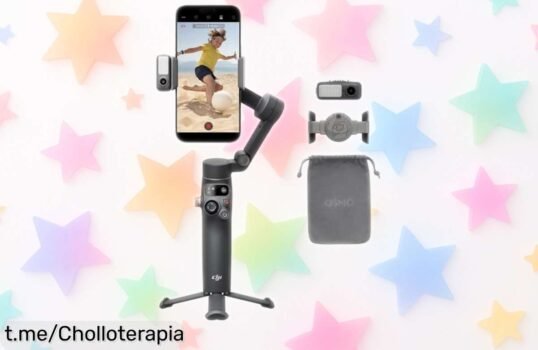 Estabilizador DJI Osmo Mobile 7P con brazos extensibles y micrófono integrado, ahora a un precio que no te lo crees, ¡graba como un pro y captura recuerdos inolvidables!