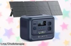 Estación de energía portátil Bluetti Elite 100 V2, ¡ahora con un chollo increíble que te dará poder donde quieras! La luz nunca se apagará en tu vida.