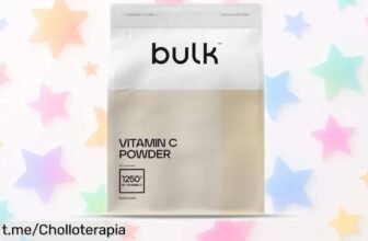 Este chollo de Vitamina C en polvo pura, 500 g, te dará energía a tope y es ideal para veganos; ¡no dejes pasar este super precio que no se repetirá!