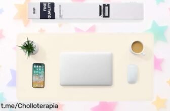 Esterilla gigante BUBM para tu escritorio, ¡un ofertón increíble que te mantendrá la mesa limpia y lista para currar o jugar! Aprovecha ya esta oportunidad única.