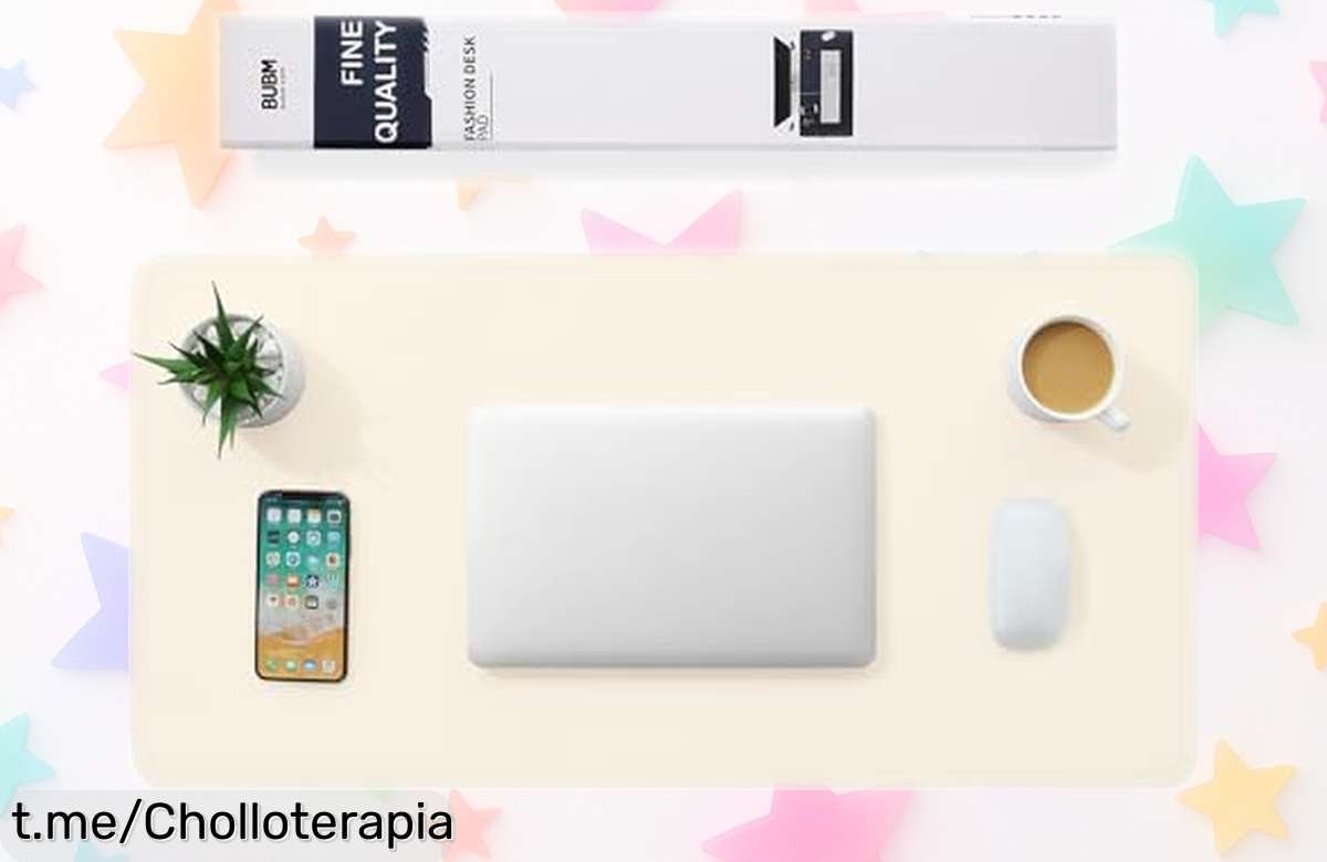 Esterilla gigante BUBM para tu escritorio, ¡un ofertón increíble que te mantendrá la mesa limpia y lista para currar o jugar! Aprovecha ya esta oportunidad única.