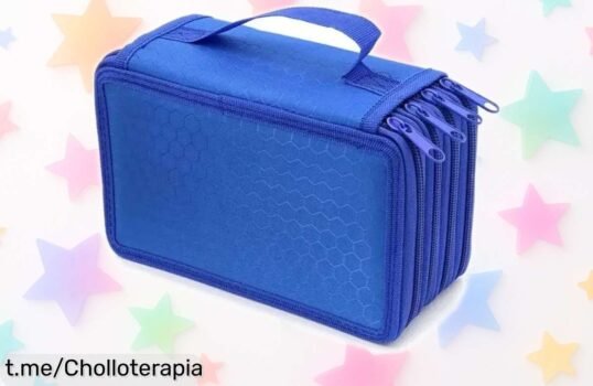 Estuche de 4 capas con 72 agujeros para lápices, el súper chollo que necesitas para llevarlo todo ordenado y sin complicaciones, ¡no te lo pierdas!