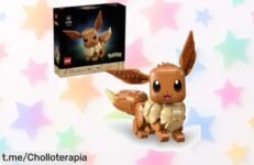 Figura 3D de Eevee LEGO® para montar y decorar, esto está regalado y es el toque que tu habitación estaba esperando ¡No te quedes sin él!