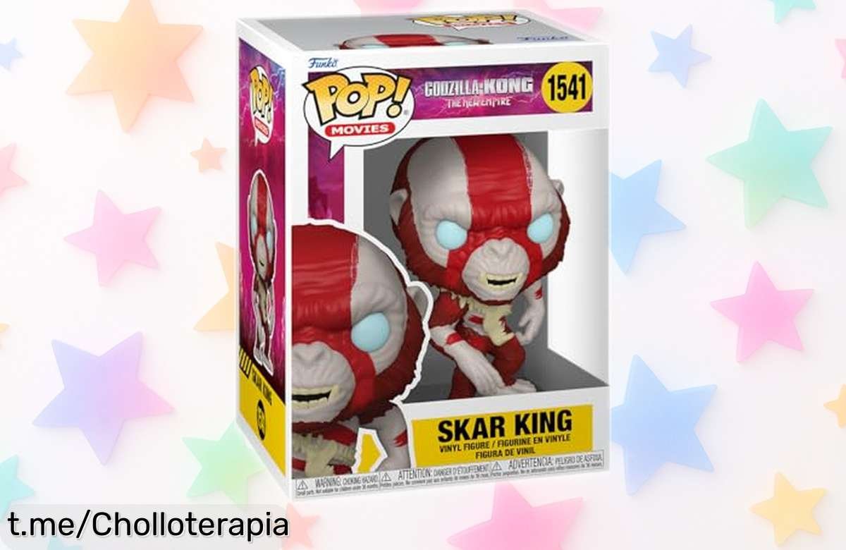 Figura coleccionable de vinilo Skar King de Godzilla vs Kong 2 a precio rebajado, perfecta para fans que quieren un toque brutal en su vitrina. No te quedes sin la tuya y hazla parte de tus recuerdos.
