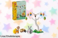 Figuras LEGO de conejito y pollito irresistibles, ¡un regalo lleno de color y diversión que hará felices a los peques! No te pierdas este precio regalado.