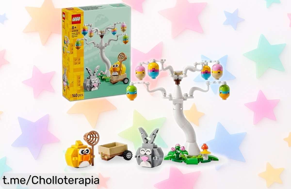Figuras LEGO de conejito y pollito irresistibles, ¡un regalo lleno de color y diversión que hará felices a los peques! No te pierdas este precio regalado.