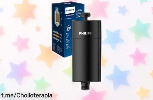 Filtro de ducha Philips que elimina el cloro y cuida tu piel: ¡un chollo increíble para tener agua fresquita en casa! No dejes pasar esta oferta ante tus ojos.