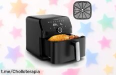 Freidora de aire XXL Moulinex Easy Fry Mega: ¡Chollazo imbatible para cocinar hasta 8 raciones y limpiar en un plis plas! Aprovecha esta oportunidad antes que se acabe.