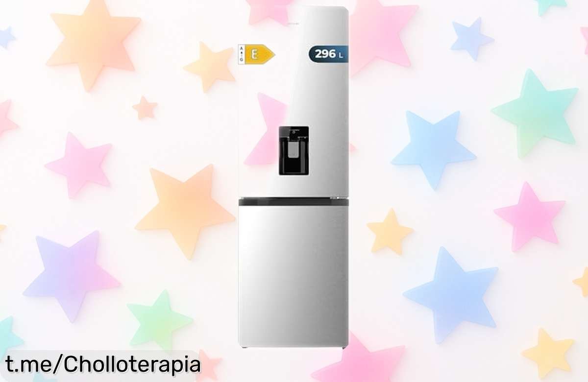 Frigorífico combi Cecotec Bolero CoolMarket 296 DF WD con dispensador y funciones rápidas, ¡rebajado a un precio loco! Aprovecha este ofertón antes de que desaparezca.