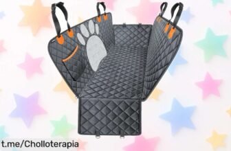 Funda impermeable para asiento trasero de coche: ¡La solución perfecta para que tu perro viaje cómodo y sin ensuciar, a un precio brutal que no podrás dejar pasar!