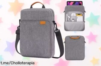 Funda impermeable para portátil y tabletas de hasta 13” con múltiples bolsillos, ¡precio increíble que no visualizarás dos veces! No pierdas la oportunidad de llevar tu equipo protegido.