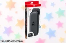 Funda para Nintendo Switch 2 que cuida tu consola y la mantiene ordenada, ¡super chollo que no querrás perderte!