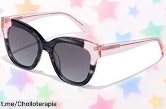 Gafas de sol Hawkers Black Pink Audrey, el ofertón retro que no puedes dejar pasar: ¡protégete con estilo y eleva tu look al instante!