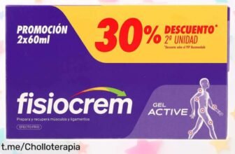 Gel Fisiocrem Active para dolores musculares y articulares: pack de 2 a un precio de escándalo, ¡no te lo pierdas y mejora tu bienestar hoy mismo!