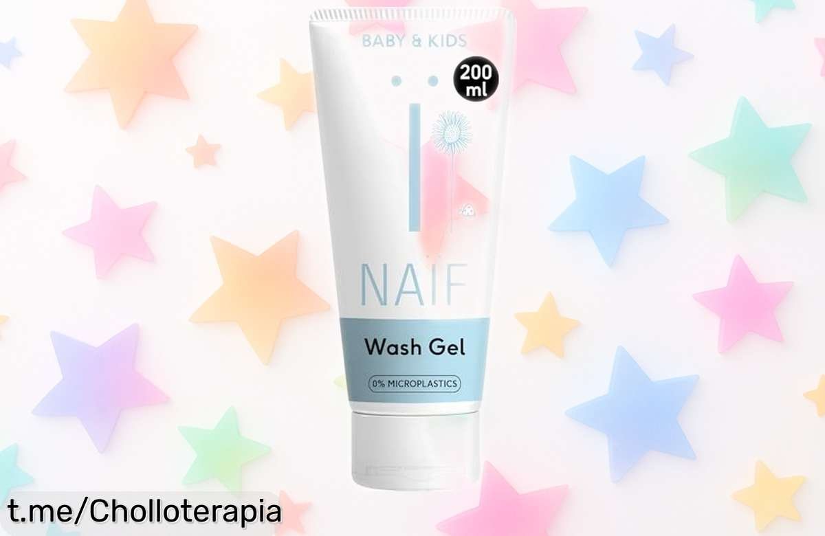 Gel de ducha nutritivo Naïf para bebés y peques, suave con piel sensible y a un precio que te dejará boquiabierto. ¡No dejes pasar esta oportunidad única!