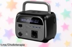 Generador eléctrico portátil CTOLITY de 500W a precio rebajado: energía lista en 2,5h para tus aventuras. No te quedes sin poder brindar seguridad y confianza hoy mismo.