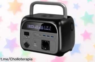 Generador eléctrico portátil CTOLITY de 500W a precio rebajado: energía lista en 2,5h para tus aventuras. No te quedes sin poder brindar seguridad y confianza hoy mismo.