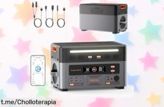 Generador portátil OSCAL 3600W, potente y duradero, ¡mejor precio que nunca! Aprovecha esta oferta increíble para disfrutar de energía en cualquier lugar ahora mismo.