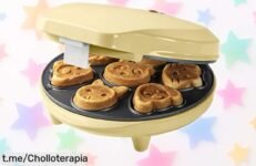 Gofrera Bestron para mini cookies de animalitos, ¡prepara 7 waffles super divertidos y sorprende a los peques! Aprovecha este precio regalado antes que se acabe.