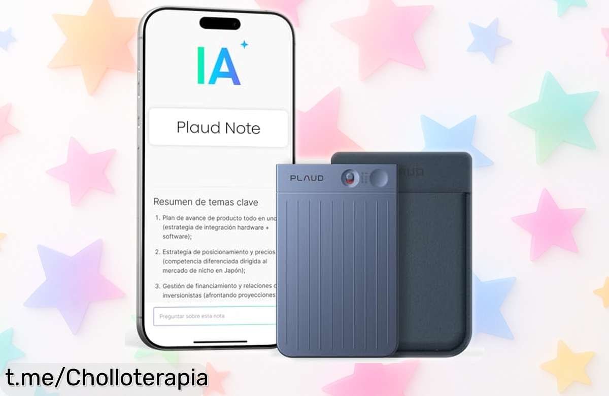 Grabadora de voz Plaud Note con IA, ¡un golpe de precio nunca visto! Organiza tus reuniones y clases en 112 idiomas. Aprovecha esta oportunidad única antes que se acabe.