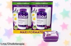 Gummies ZzzQuil de melatonina para dormir rápido y despertar con energía: ¡pack 2x72 a precio loco, un chollo que no puedes dejar pasar!