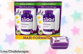 Gummies ZzzQuil de melatonina para dormir rápido y despertar con energía: ¡pack 2x72 a precio loco, un chollo que no puedes dejar pasar!