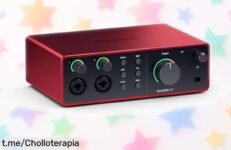 Impactante interfaz de audio USB Scarlett 4i4 que hará brillar tus grabaciones, ahora a un precio regalado que no podrás dejar escapar. ¡Hazla tuya antes de que se acabe!