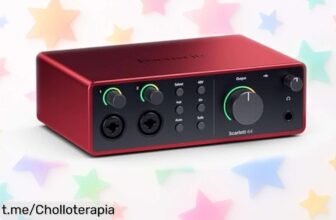 Impactante interfaz de audio USB Scarlett 4i4 que hará brillar tus grabaciones, ahora a un precio regalado que no podrás dejar escapar. ¡Hazla tuya antes de que se acabe!