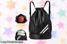 Impactante mochila de gimnasio Homshsjhkis con compartimento impermeable para zapatos a un precio loco que no querrás dejar escapar, ¡prepárate para cargar tu energía!
