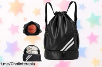 Impactante mochila de gimnasio Homshsjhkis con compartimento impermeable para zapatos a un precio loco que no querrás dejar escapar, ¡prepárate para cargar tu energía!