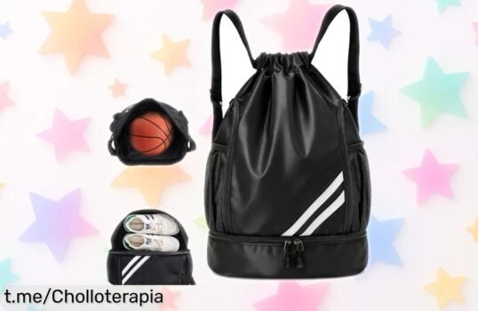Impactante mochila de gimnasio Homshsjhkis con compartimento impermeable para zapatos a un precio loco que no querrás dejar escapar, ¡prepárate para cargar tu energía!
