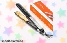 Impactante plancha de pelo 2 en 1 Faszin que calienta en solo 20 segundos; aprovecha el precio de escándalo con el cupón y luce un peinado irresistible ya mismo.