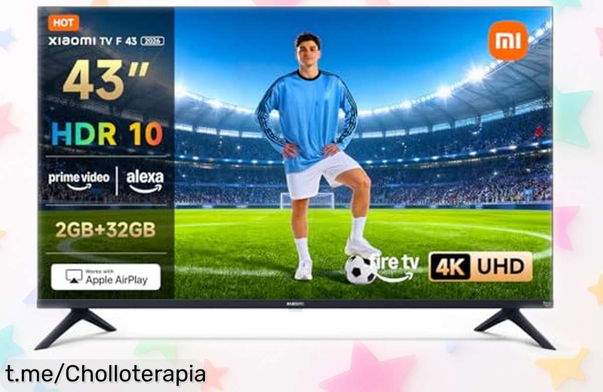 Impactante tele de 43” Xiaomi con imagen 4K y Alexa integrada a un precio irrepetible, ¡no te quedes sin tu cine en casa!