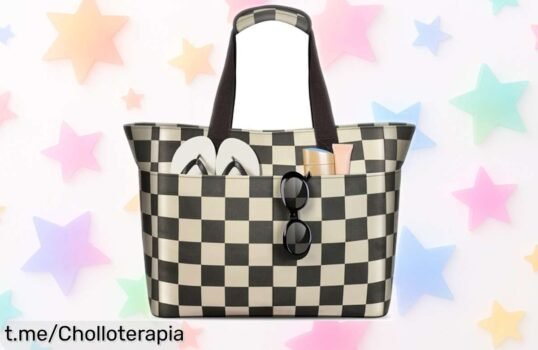 Impresionante bolsa grande para la playa EOIWUY, impermeable y con compartimento especial: ¡aprovéchala ya antes de que se agote y disfruta del verano sin complicaciones!