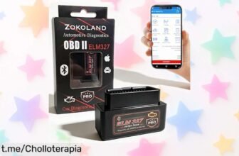 Impresionante escáner OBD2 Bluetooth ELM327 para coche: Detecta y borra fallos al instante, corre por tu móvil ¡No dejes pasar este ofertón y cuida tu auto como se merece!