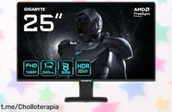Impresionante monitor gaming GIGABYTE GS25F2A de 25” a precio regalado, velocidad insuperable y calidad HDR para jugar como un pro. No dejes pasar esta oportunidad única ya mismo.