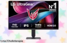 Impresionante monitor gaming LG 24G411AB, ultrarrápido y sin cortes: ¡un ofertón que no podrás dejar escapar para llevar tu juego al siguiente nivel!