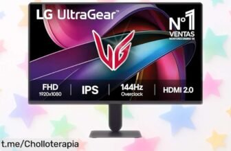 Impresionante monitor gaming LG 24G411AB, ultrarrápido y sin cortes: ¡un ofertón que no podrás dejar escapar para llevar tu juego al siguiente nivel!