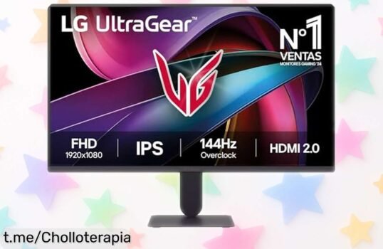 Impresionante monitor gaming LG 24G411AB, ultrarrápido y sin cortes: ¡un ofertón que no podrás dejar escapar para llevar tu juego al siguiente nivel!