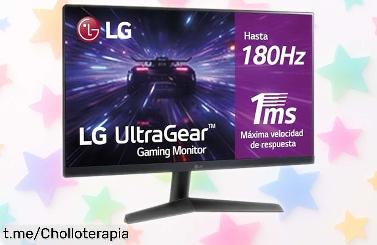 Impresionante monitor gaming LG 24GS60FB de 24”, refresco de locura a 180 Hz, ¡no dejes pasar esta oferta única y siente la adrenalina en cada partida!