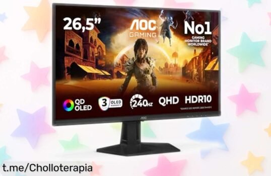 Impresionante monitor gaming de 27 pulgadas AOC Q27G41ZDF con pantalla QD OLED a 240Hz, ¡ahora a un precio loco para que disfrutes al máximo tus partidas y vivas la emoción!
