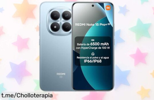 Impresionante móvil Xiaomi Redmi Note 15 Pro+ 5G con cámara de 200 MP y pantalla AMOLED, ahora a un precio rebajado que no podrás dejar escapar. ¡Consíguelo ya!