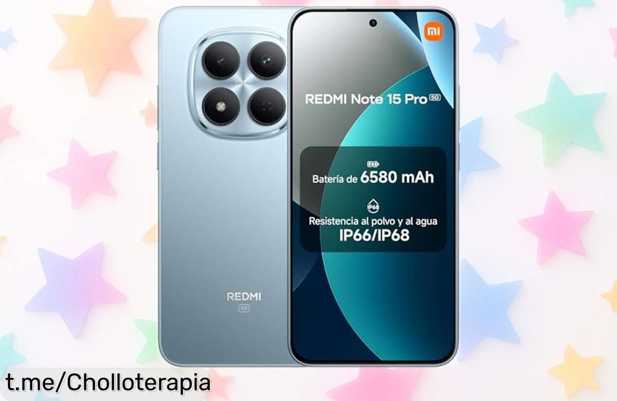 Impresionante móvil Xiaomi Redmi Note 15 Pro 5G con cámara de 200MP y pantalla AMOLED, ahora a precio de ganga: ¡no te quedes sin el tuyo antes que se agoten!