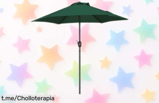 Impresionante parasol grande Yaheetech de 230 cm, ¡rebajado a un precio increíble! Protege tu jardín y terraza con estilo. No esperes más para disfrutar del verano al máximo.