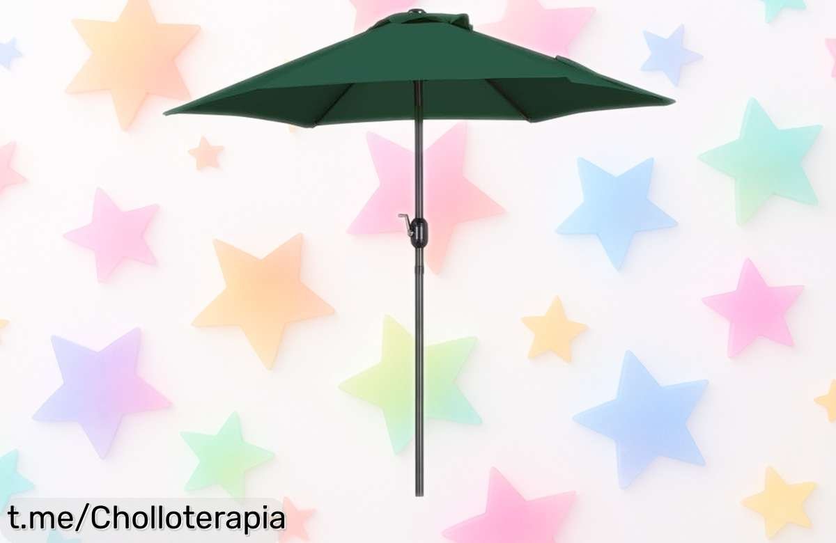 Impresionante parasol grande Yaheetech de 230 cm, ¡rebajado a un precio increíble! Protege tu jardín y terraza con estilo. No esperes más para disfrutar del verano al máximo.