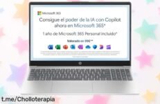 Impresionante portátil HP 15fd0261ns con pantalla Full HD y Microsoft 365 que hace todo fácil, ¡a precio de locura! No dejes escapar esta oportunidad única para tu día a día.