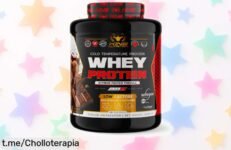 Impresionante proteína concentrada Whey Protein 2kg de King Nutrition a un precio loco, perfecta para sentirte fuerte y listo en cada entrenamiento. ¡No te lo pierdas!