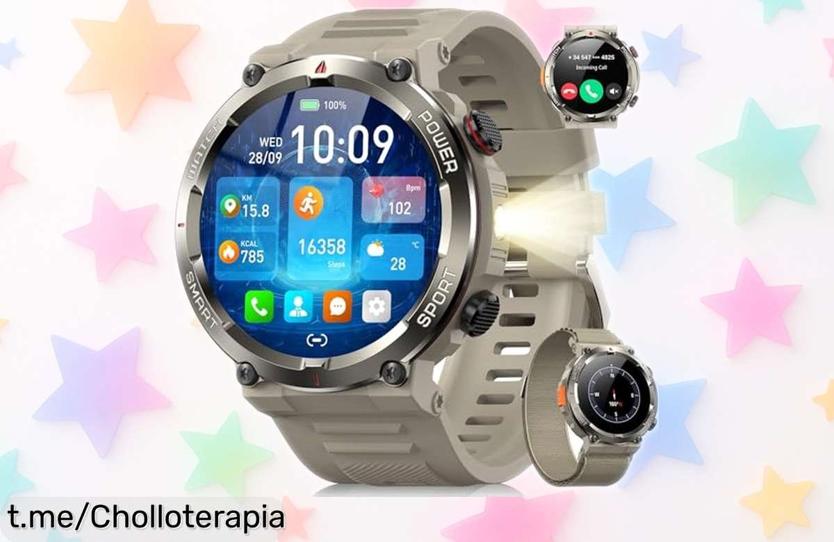 Impresionante reloj inteligente Blackview para hombre con pulsómetro y oxímetro, mejor precio nunca visto; ¡aprovéchalo antes de que se agote!